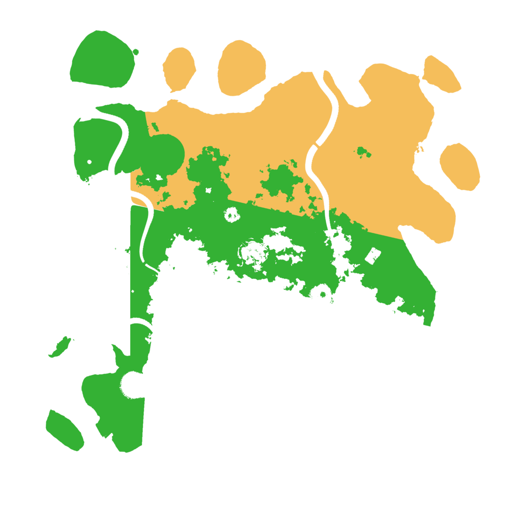 Biome Rust Map: Procedural Map, Size: 3500, Seed: 1532730619