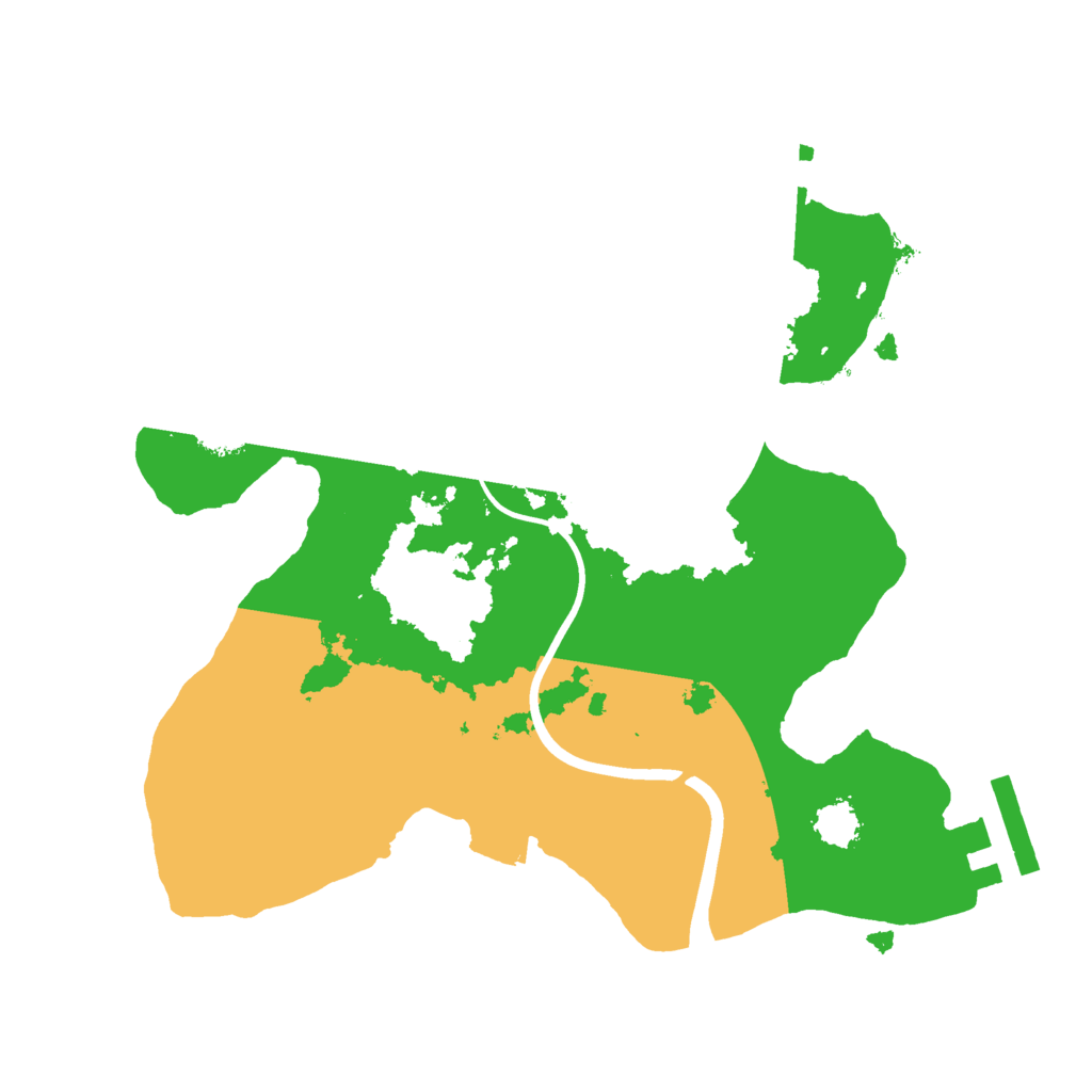 Biome Rust Map: Procedural Map, Size: 2200, Seed: 41