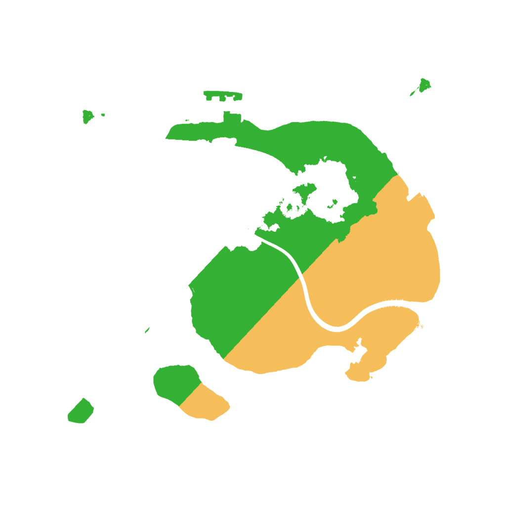 Biome Rust Map: Procedural Map, Size: 2000, Seed: 403047956