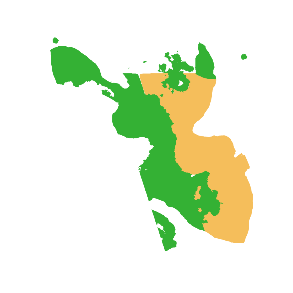 Biome Rust Map: Procedural Map, Size: 2000, Seed: 1273786312