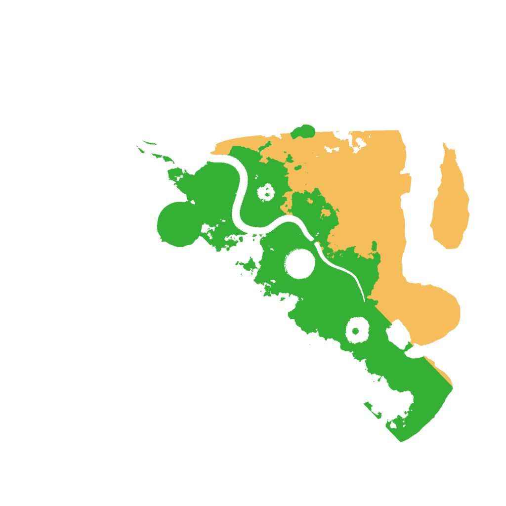 Biome Rust Map: Procedural Map, Size: 3000, Seed: 18084