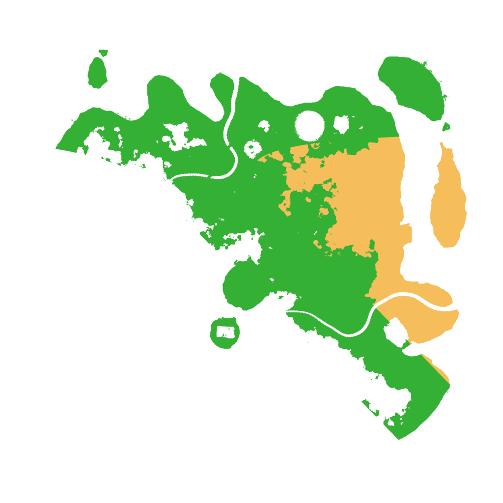 Biome Rust Map: Procedural Map, Size: 3000, Seed: 18084