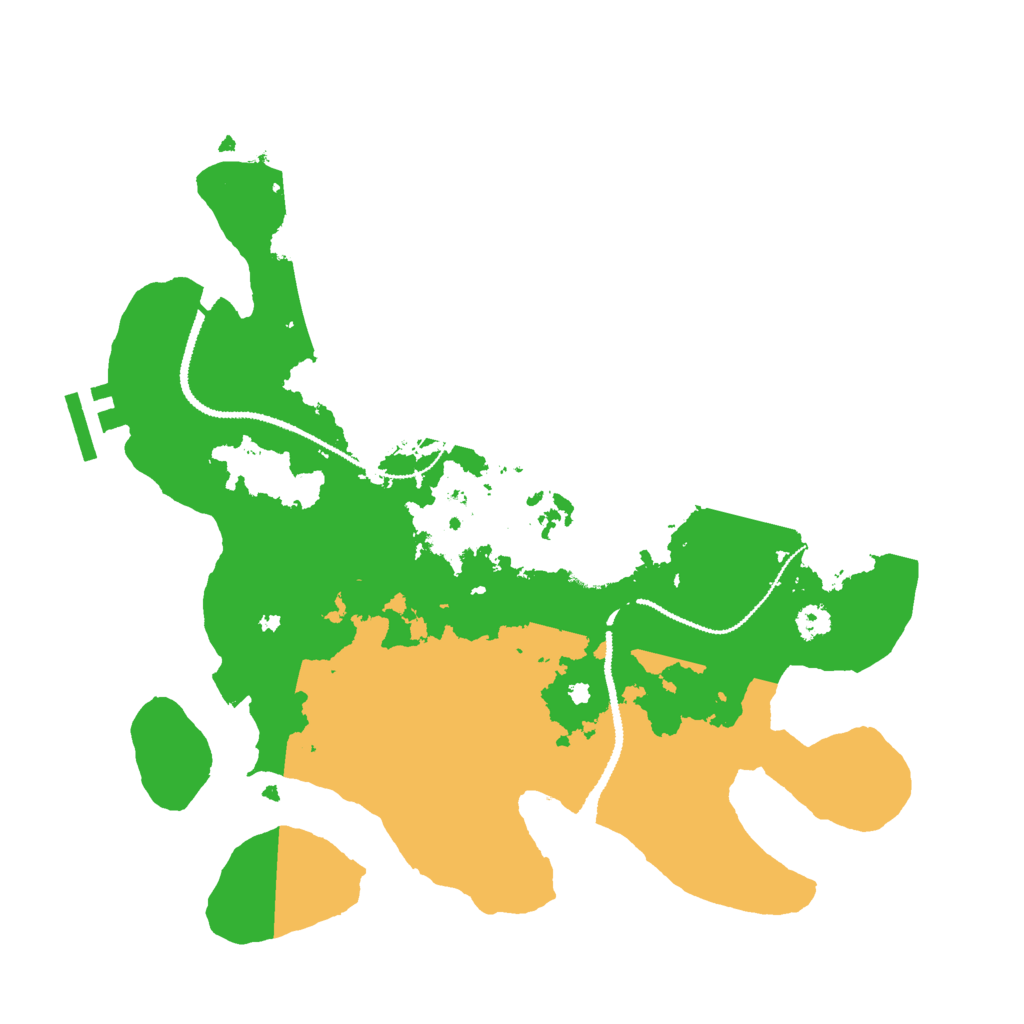 Biome Rust Map: Procedural Map, Size: 3000, Seed: 649179555