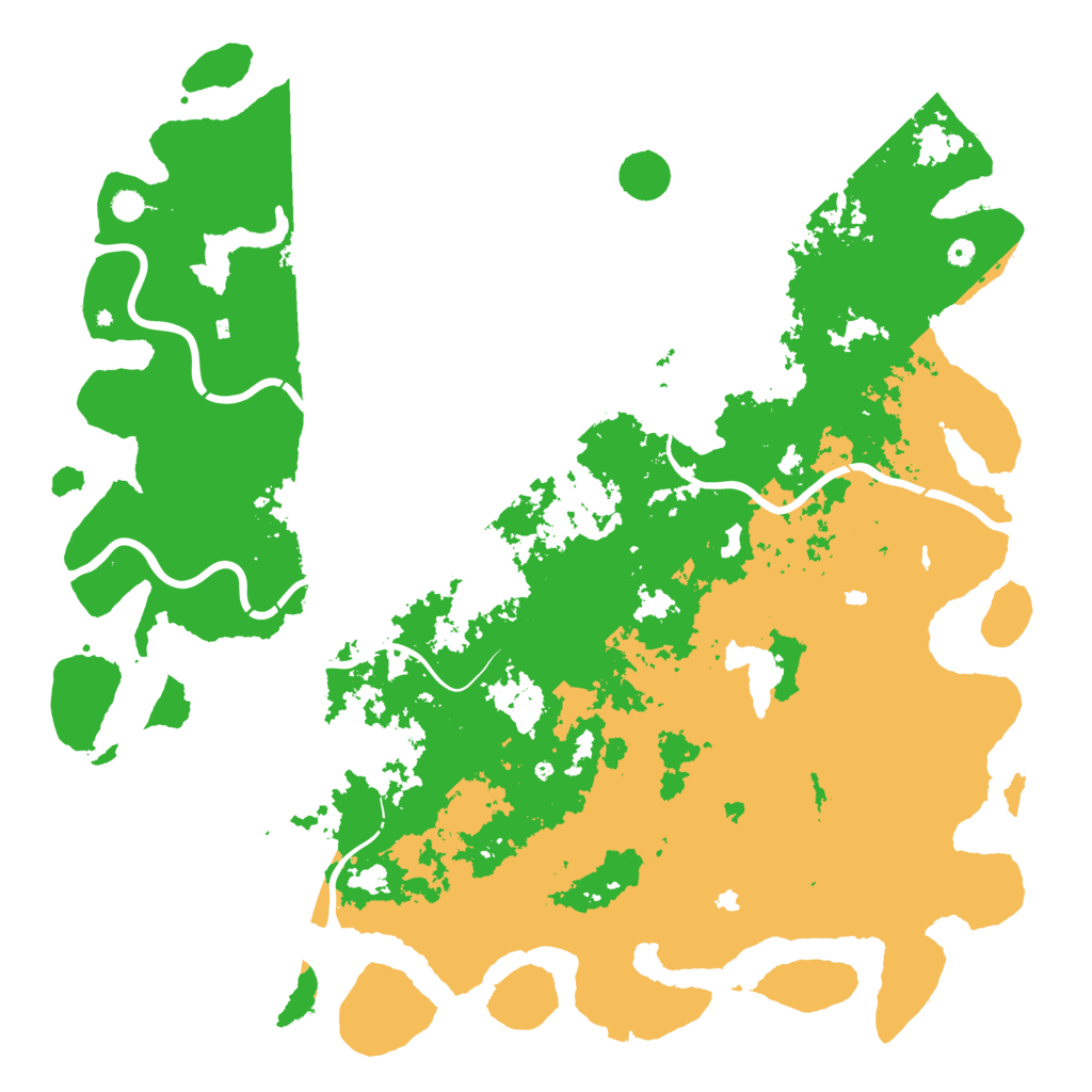 Biome Rust Map: Procedural Map, Size: 6000, Seed: 20241005