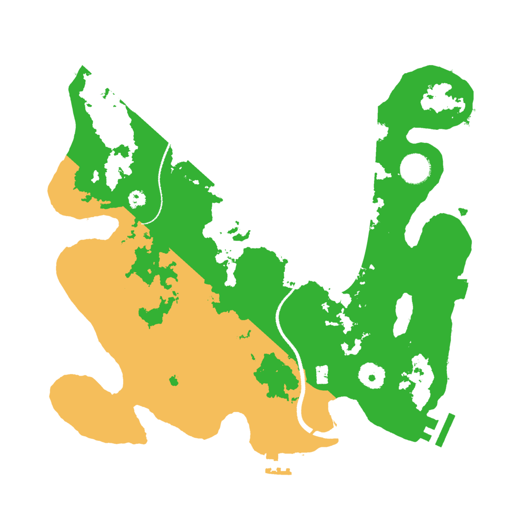 Biome Rust Map: Procedural Map, Size: 3000, Seed: 1424942980