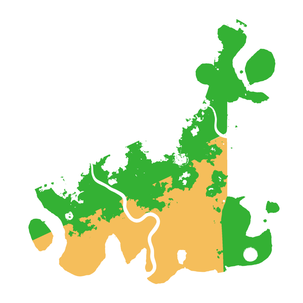Biome Rust Map: Procedural Map, Size: 3800, Seed: 302747577