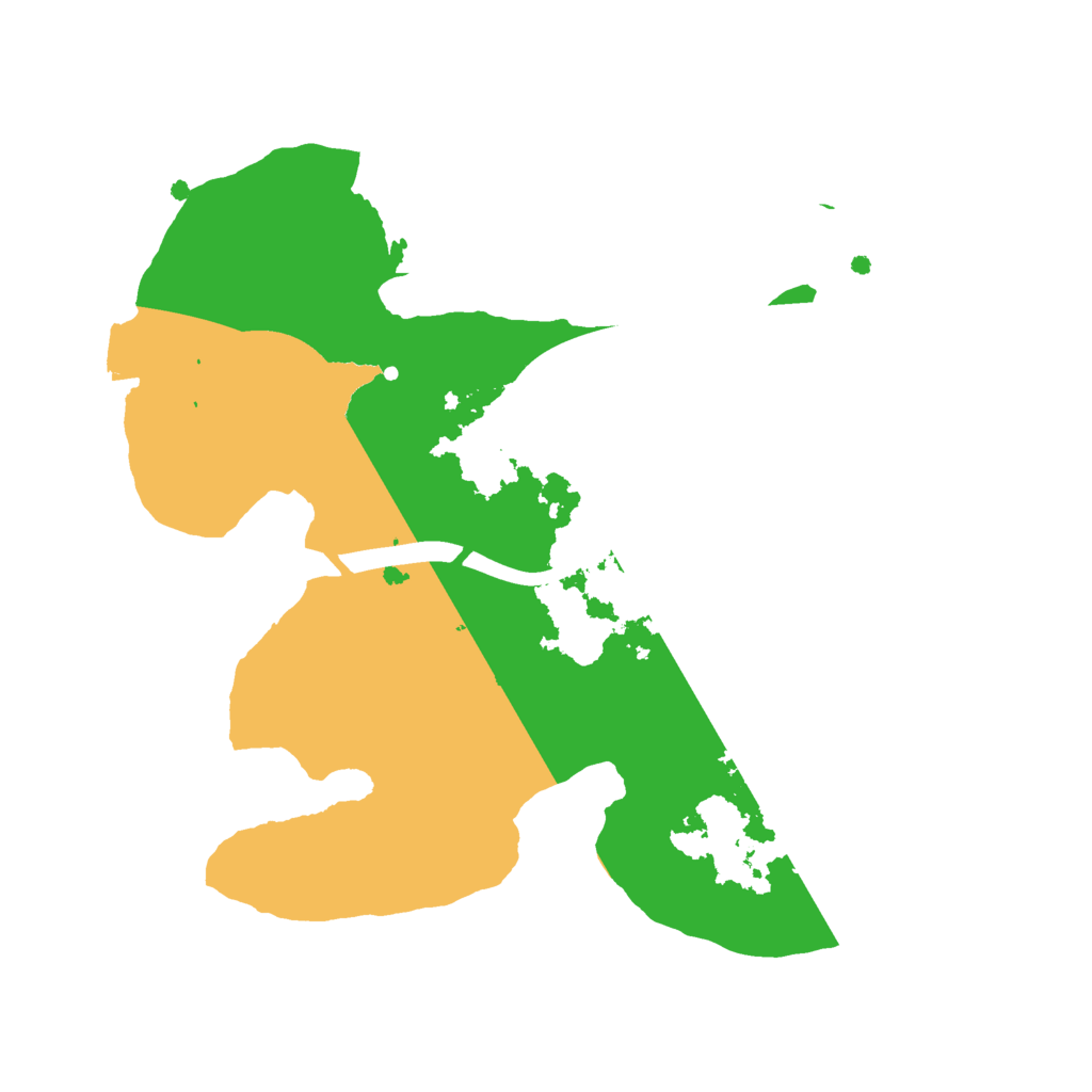 Biome Rust Map: Procedural Map, Size: 2250, Seed: 853645228