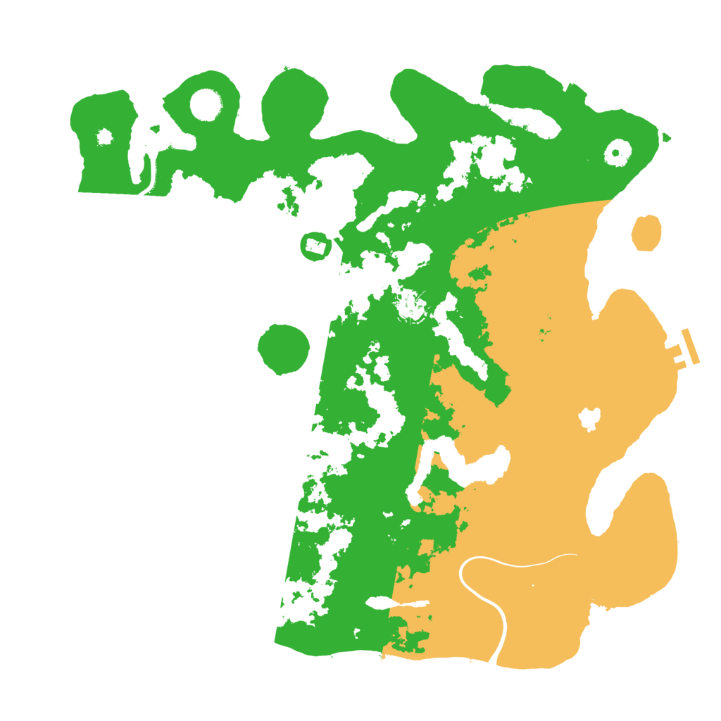 Biome Rust Map: Procedural Map, Size: 4000, Seed: 1075209846