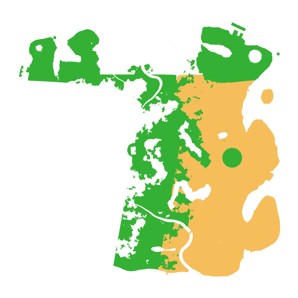 Biome Rust Map: Procedural Map, Size: 4000, Seed: 1075209846