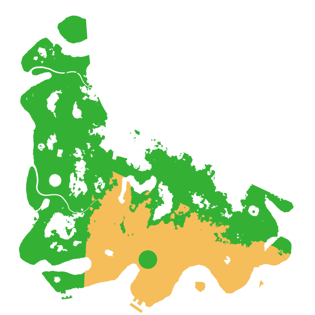 Biome Rust Map: Procedural Map, Size: 4500, Seed: 773349980