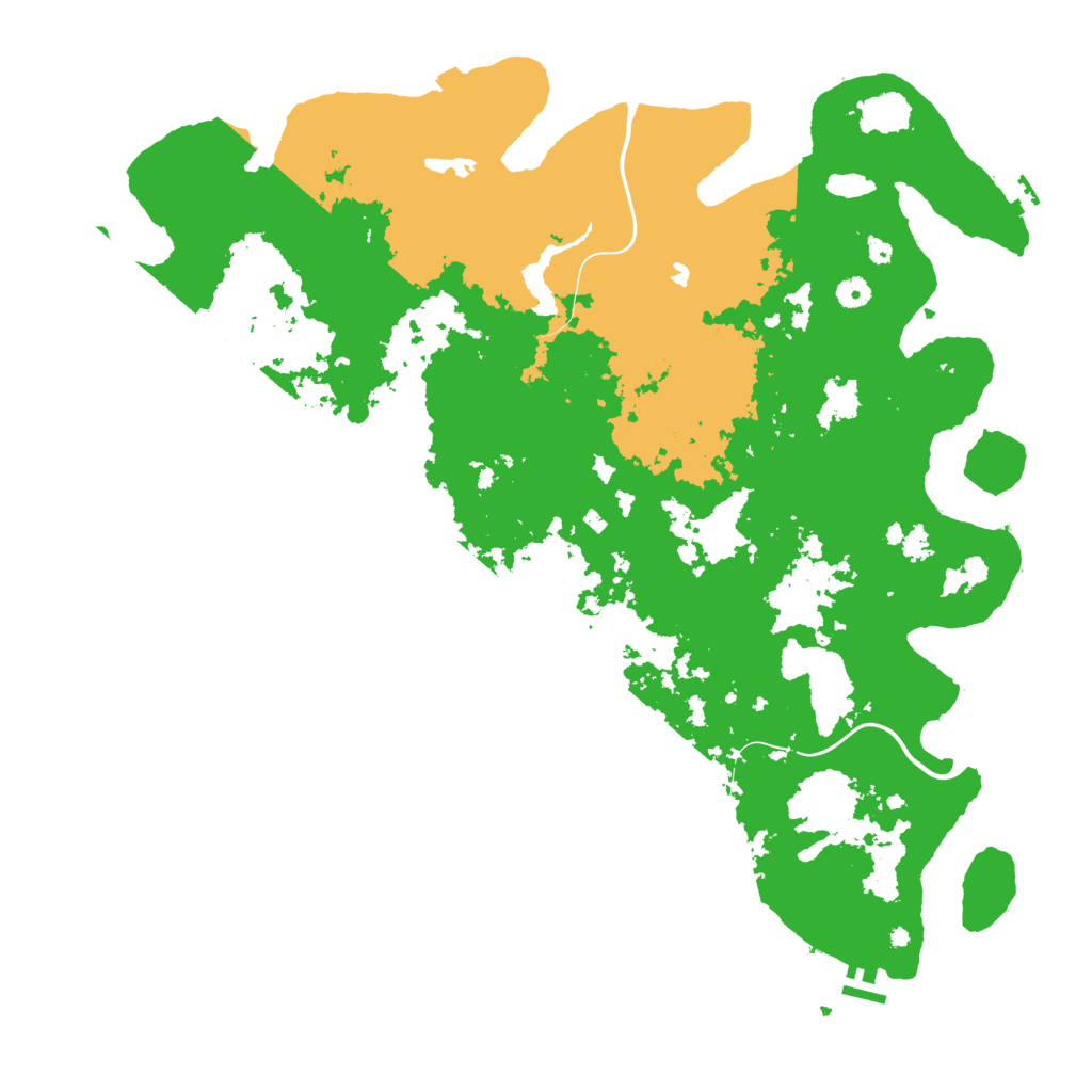 Biome Rust Map: Procedural Map, Size: 5000, Seed: 113088506