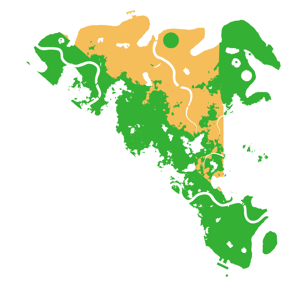 Biome Rust Map: Procedural Map, Size: 5000, Seed: 113088506