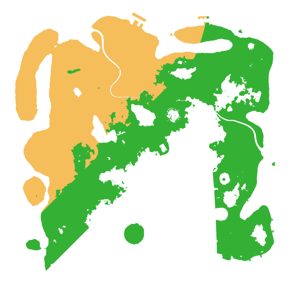 Biome Rust Map: Procedural Map, Size: 4000, Seed: 1573