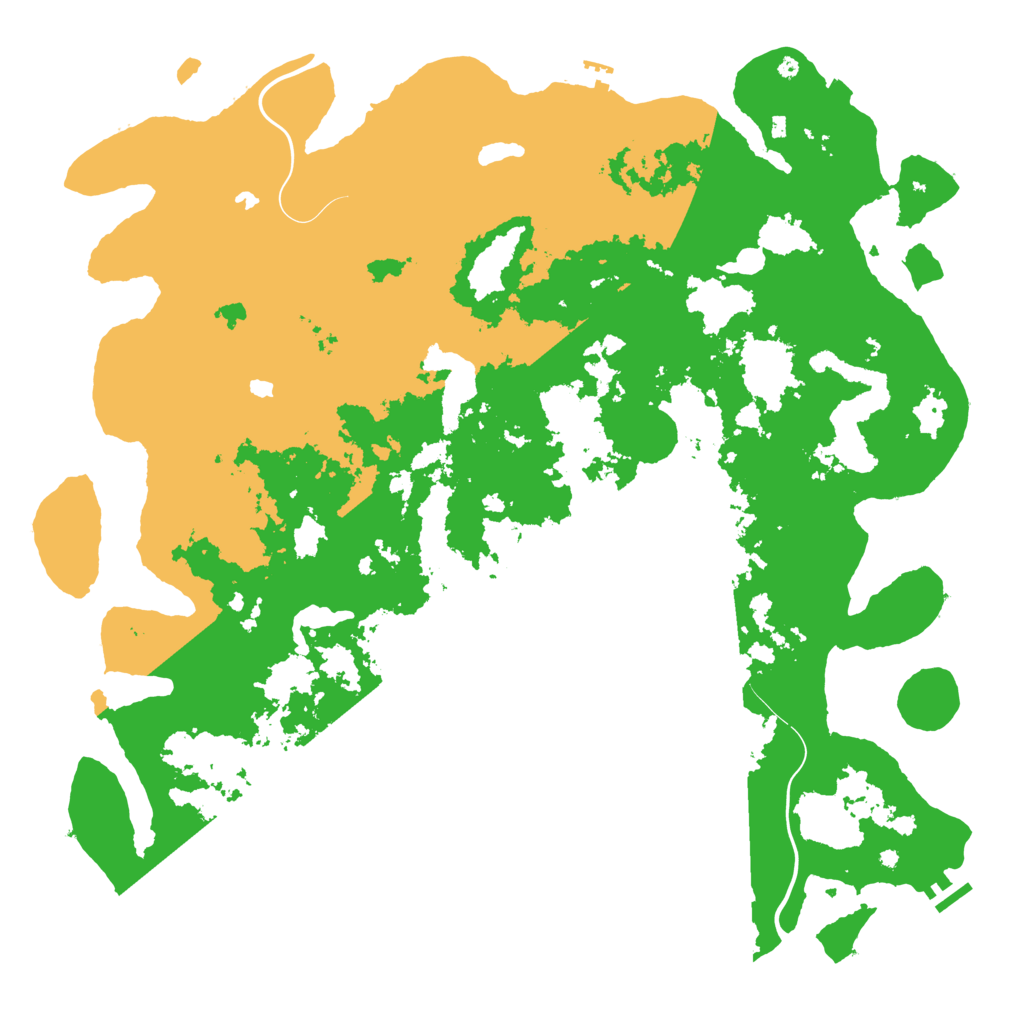 Biome Rust Map: Procedural Map, Size: 5000, Seed: 310371