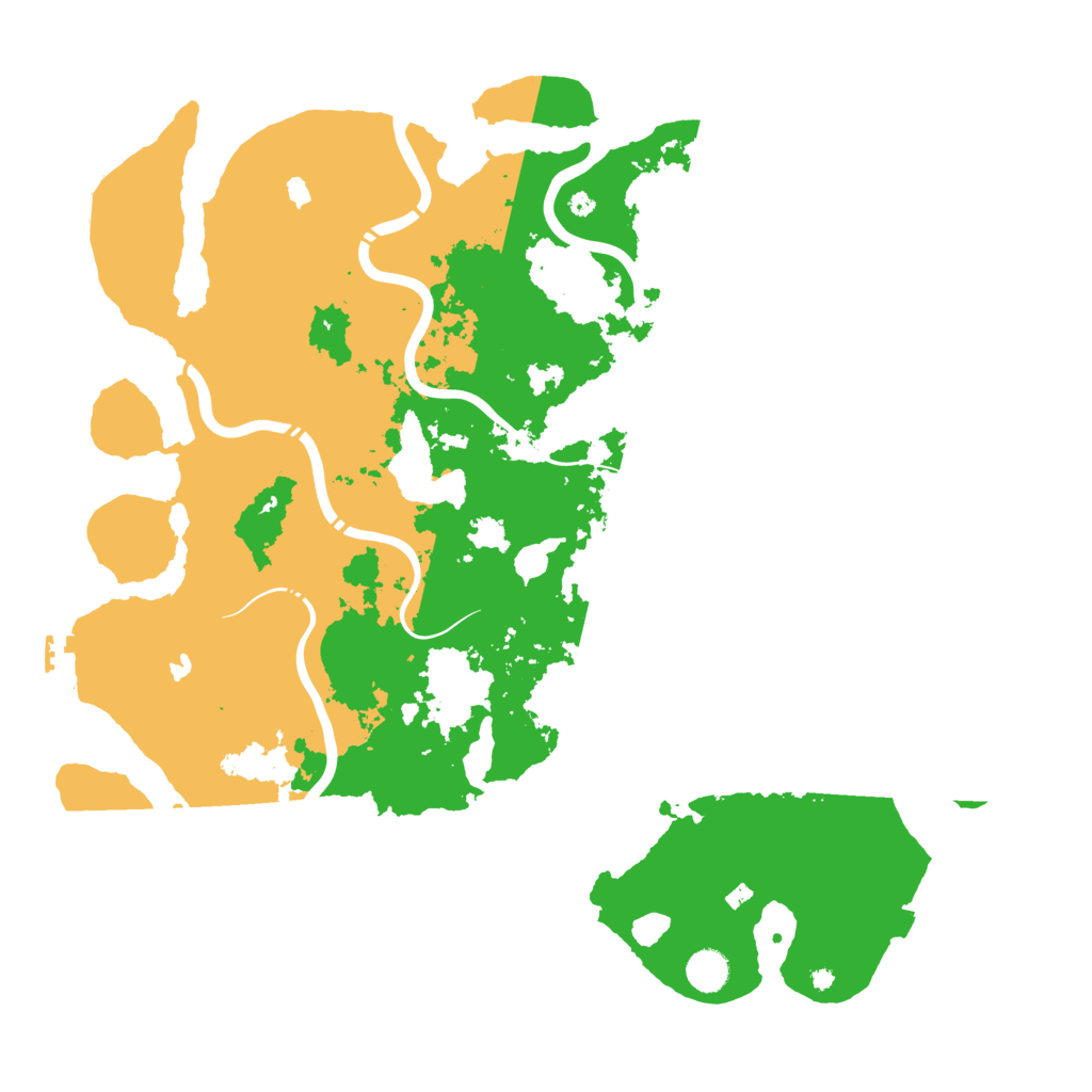 Biome Rust Map: Procedural Map, Size: 4500, Seed: 995271806