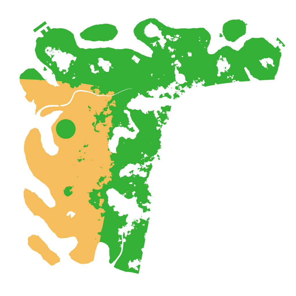 Biome Rust Map: Procedural Map, Size: 4000, Seed: 123487