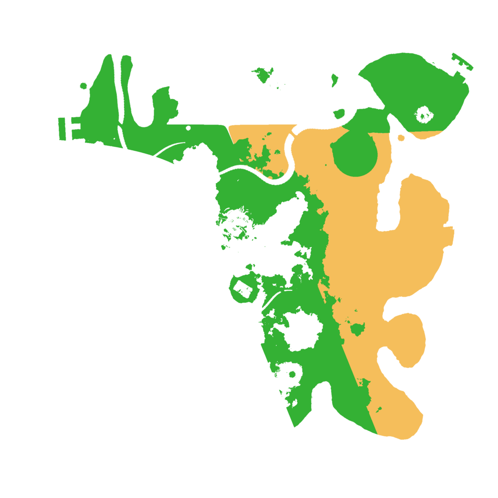 Biome Rust Map: Procedural Map, Size: 3000, Seed: 1304432582