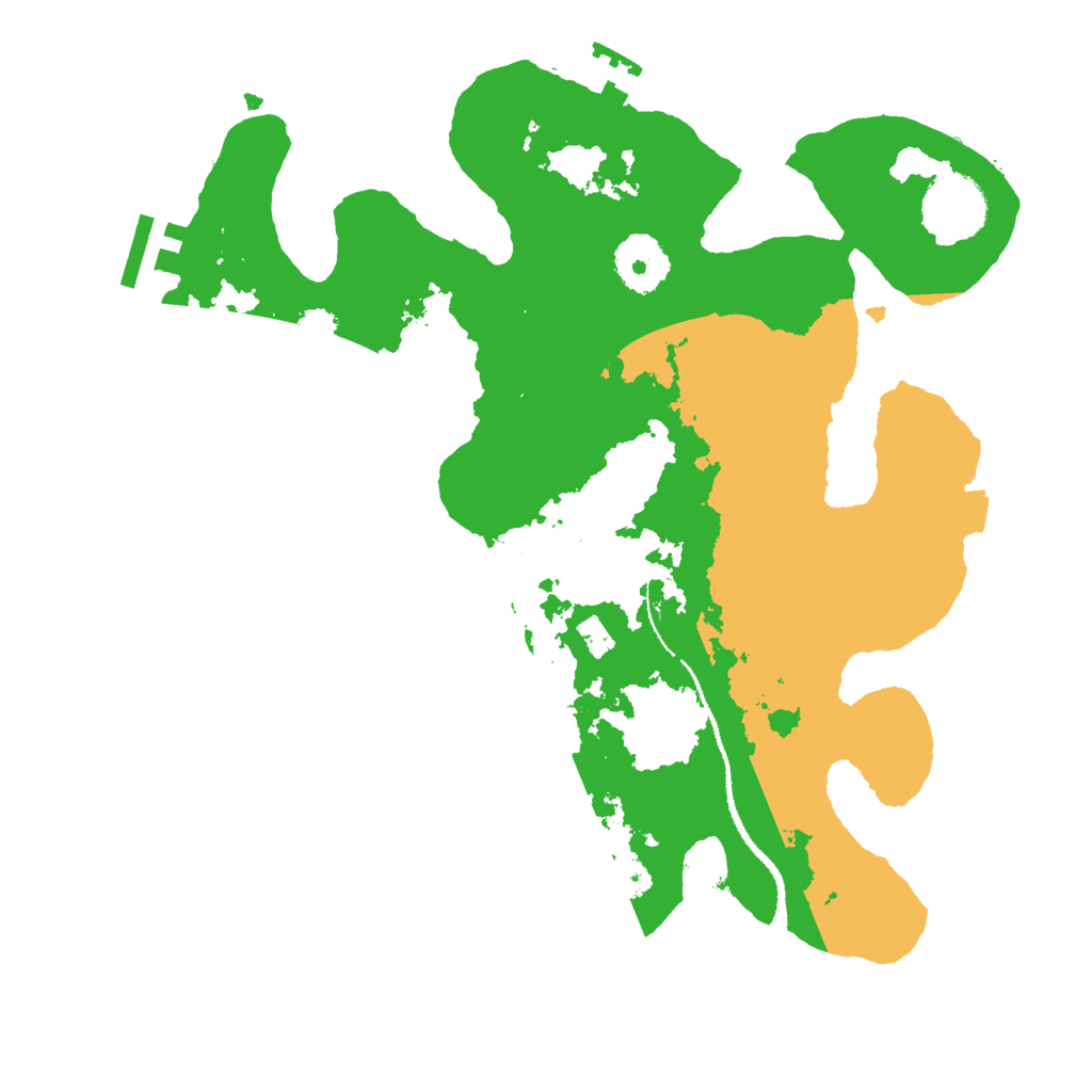 Biome Rust Map: Procedural Map, Size: 3000, Seed: 1304432582