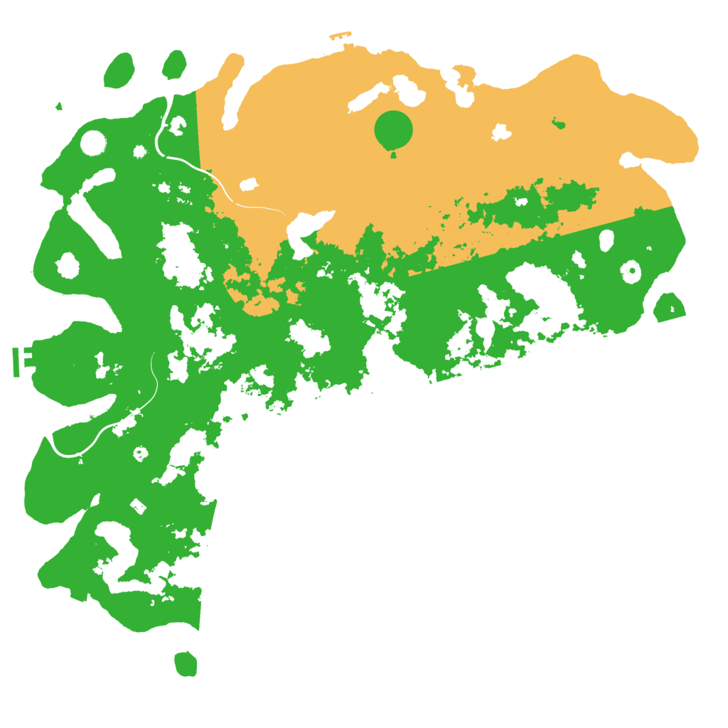 Biome Rust Map: Procedural Map, Size: 5000, Seed: 17762007
