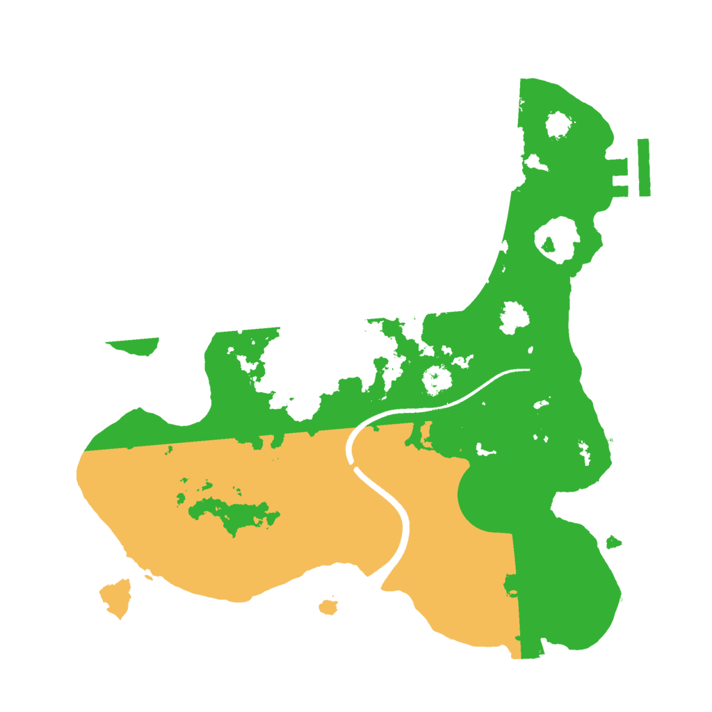 Biome Rust Map: Procedural Map, Size: 2500, Seed: 2013404516