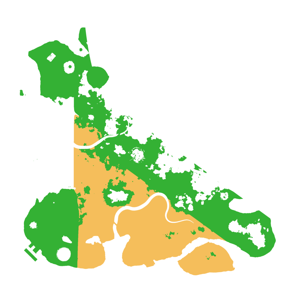 Biome Rust Map: Procedural Map, Size: 3750, Seed: 330229625
