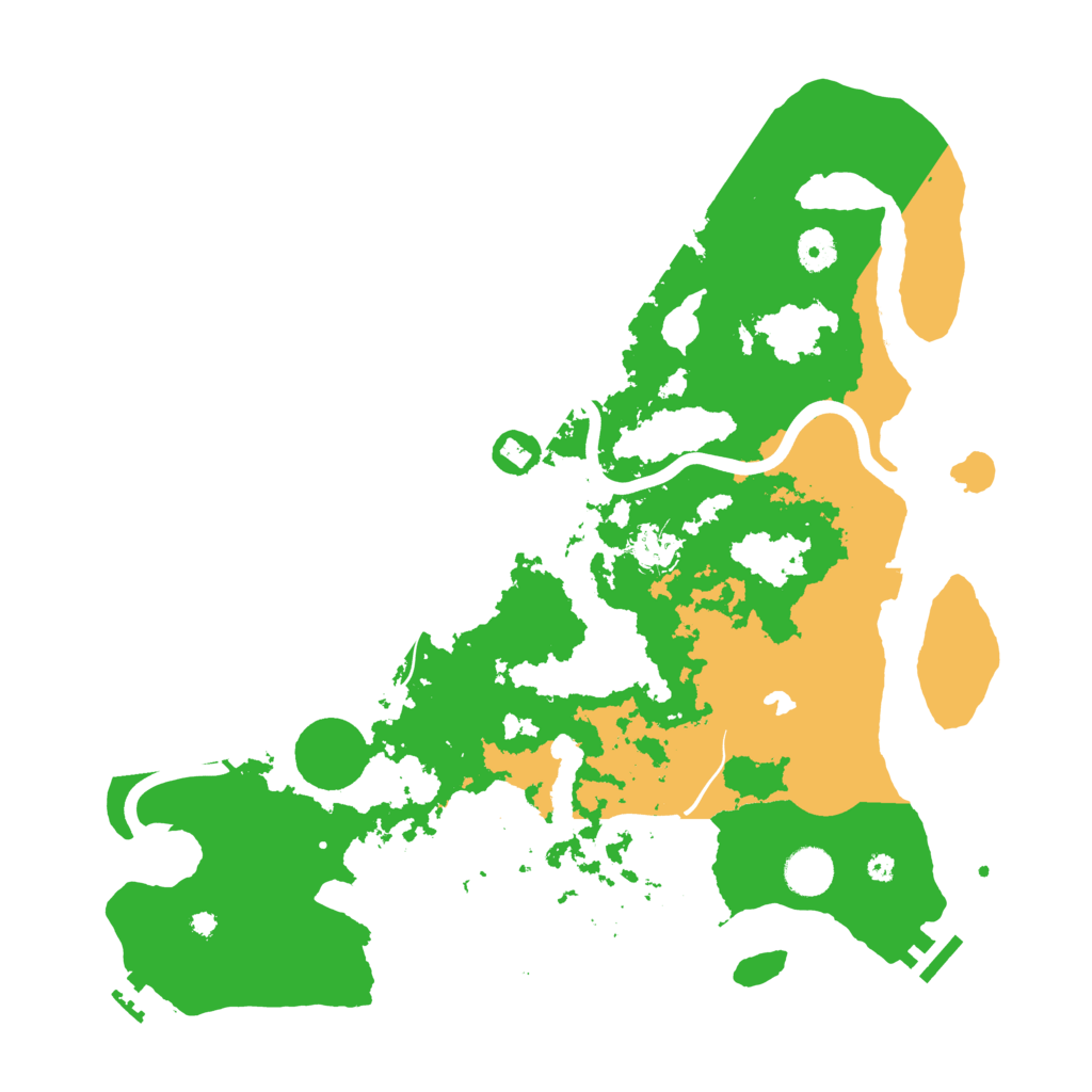 Biome Rust Map: Procedural Map, Size: 4000, Seed: 1367433685