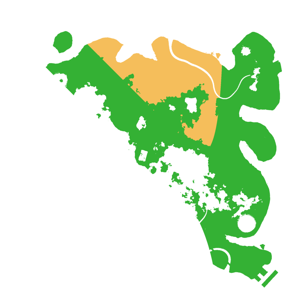 Biome Rust Map: Procedural Map, Size: 3000, Seed: 47019002