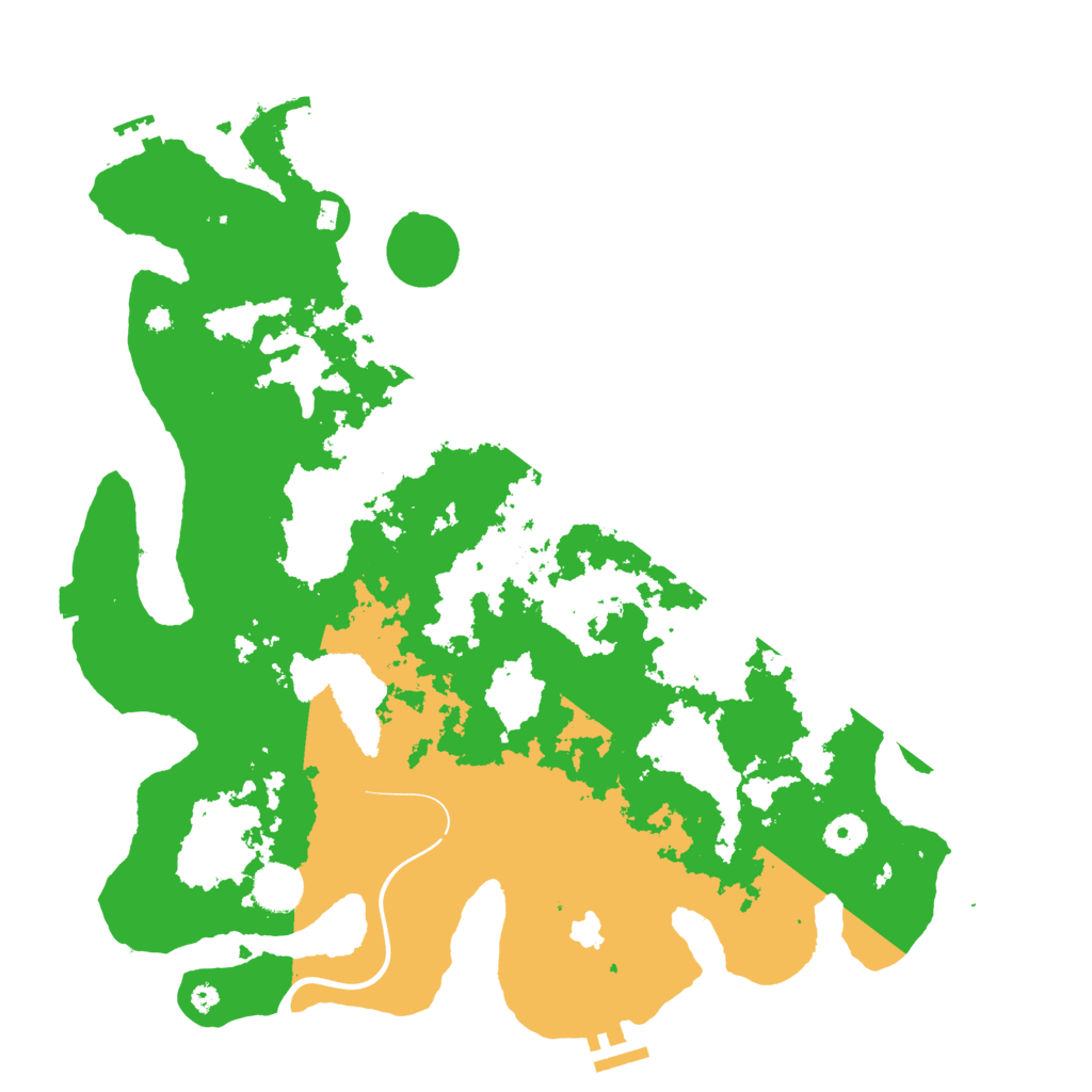 Biome Rust Map: Procedural Map, Size: 4000, Seed: 318966993