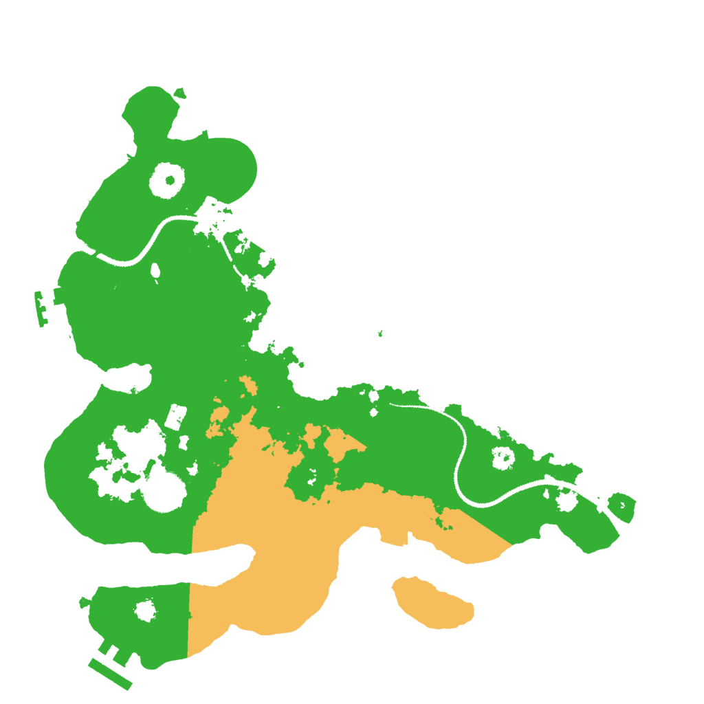 Biome Rust Map: Procedural Map, Size: 3000, Seed: 1566316788