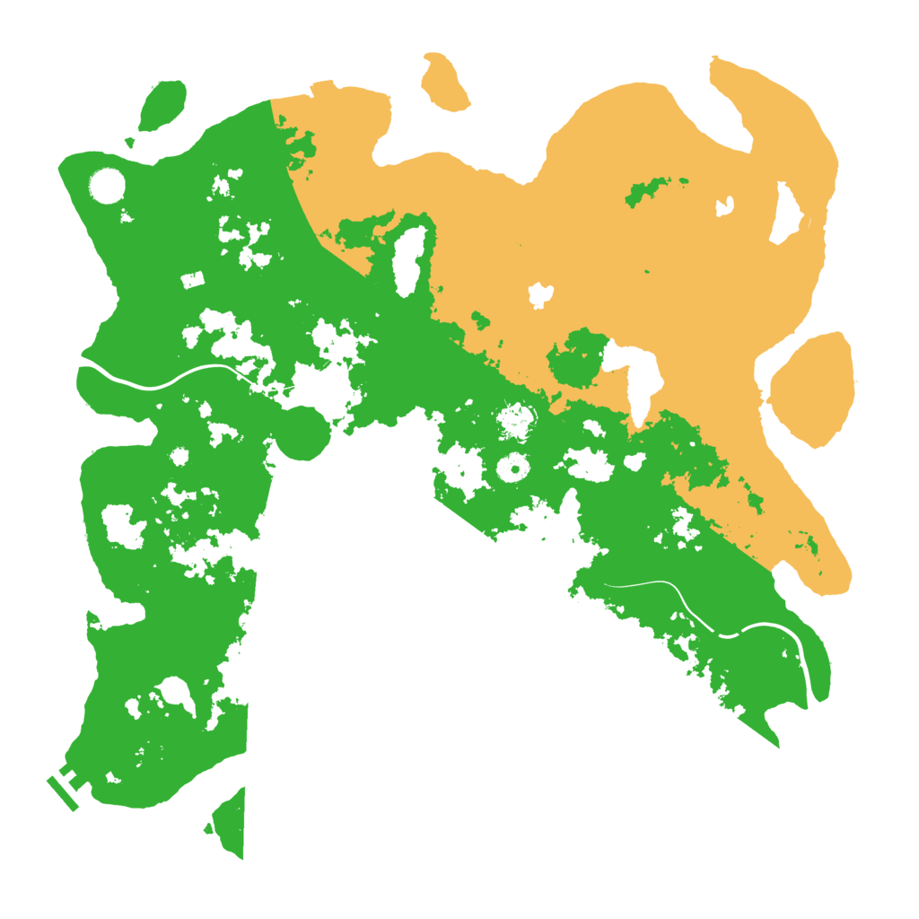 Biome Rust Map: Procedural Map, Size: 4500, Seed: 5362