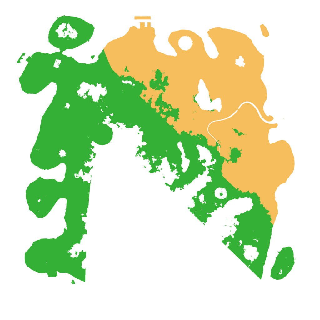 Biome Rust Map: Procedural Map, Size: 4000, Seed: 388326576