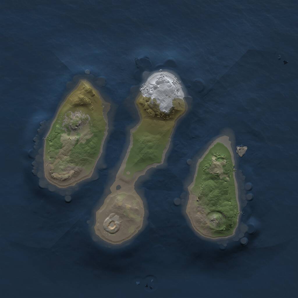 Rust Map: Procedural Map, Size: 1400, Seed: 564702832, 1 Monuments