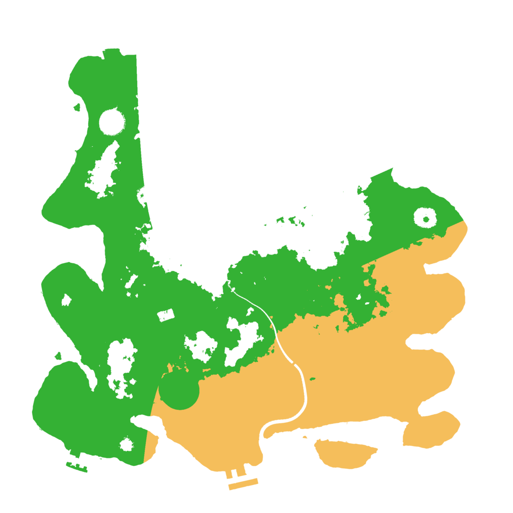 Biome Rust Map: Procedural Map, Size: 3500, Seed: 1342784171