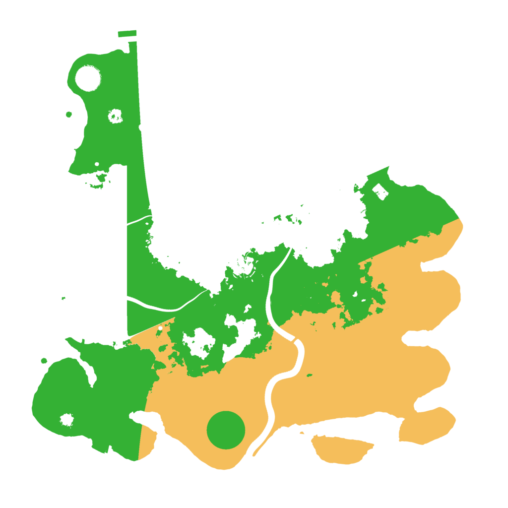 Biome Rust Map: Procedural Map, Size: 3500, Seed: 1342784171