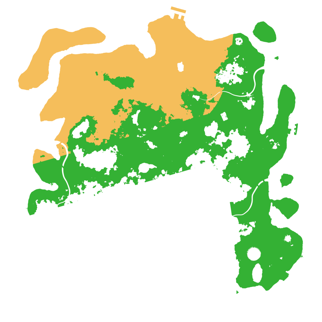 Biome Rust Map: Procedural Map, Size: 4250, Seed: 492650