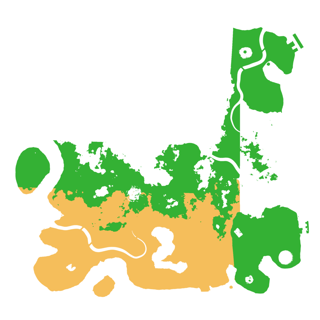 Biome Rust Map: Procedural Map, Size: 4000, Seed: 849332445