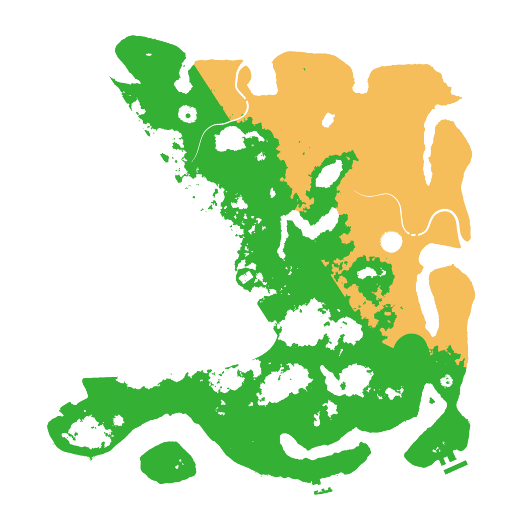 Biome Rust Map: Procedural Map, Size: 4250, Seed: 640064