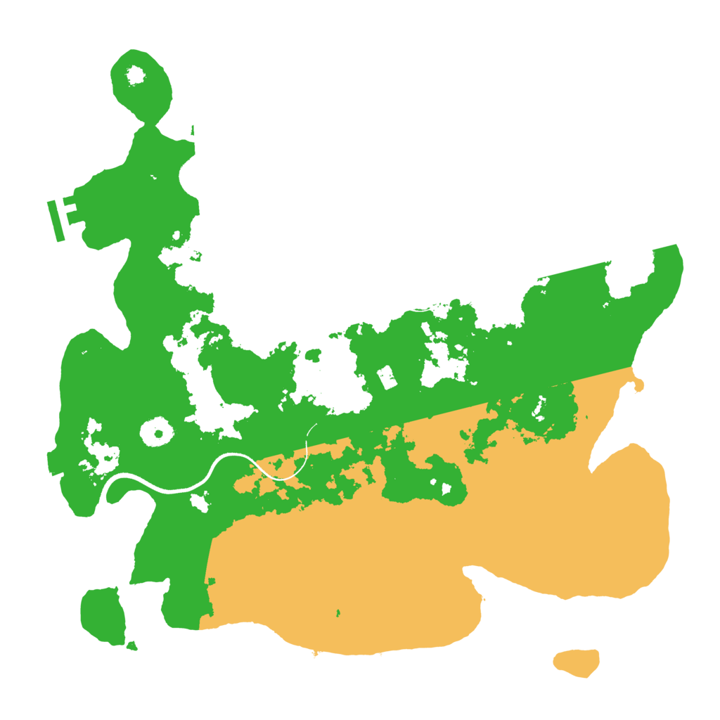 Biome Rust Map: Procedural Map, Size: 3500, Seed: 1955670970