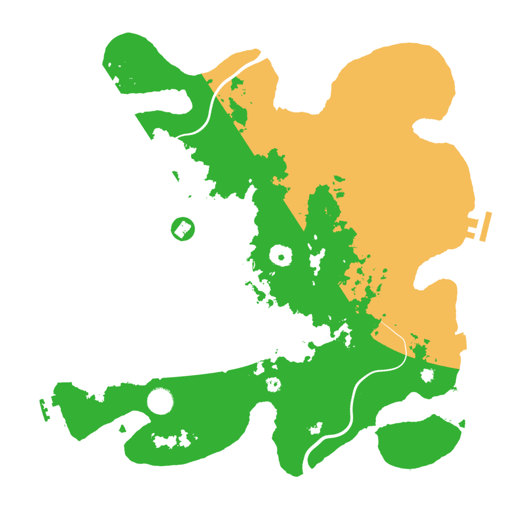 Biome Rust Map: Procedural Map, Size: 3500, Seed: 1786898897