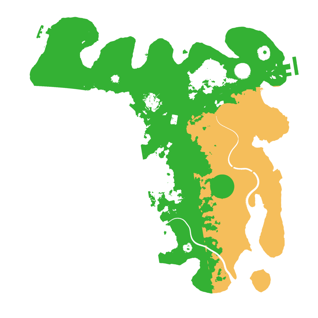 Biome Rust Map: Procedural Map, Size: 3500, Seed: 2534654