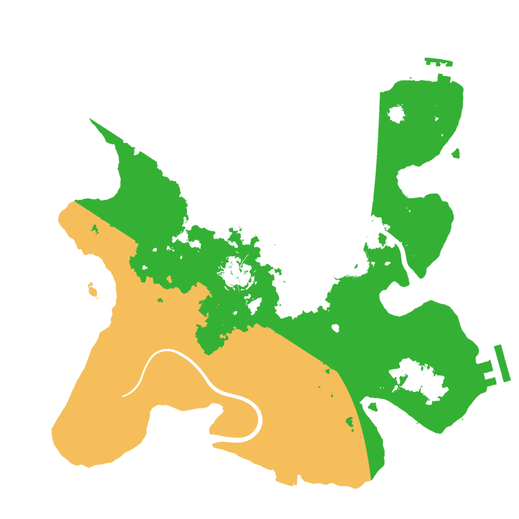 Biome Rust Map: Procedural Map, Size: 2800, Seed: 1378622281