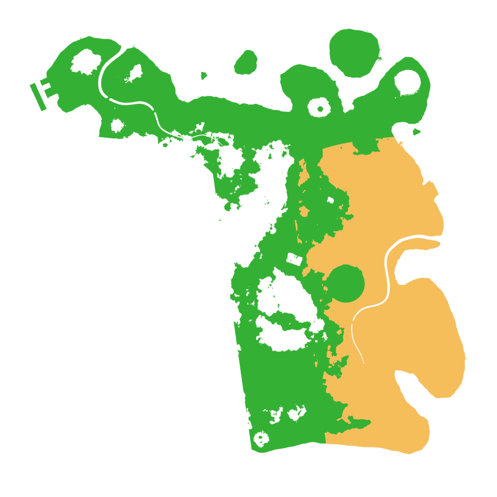 Biome Rust Map: Procedural Map, Size: 3500, Seed: 1195503076