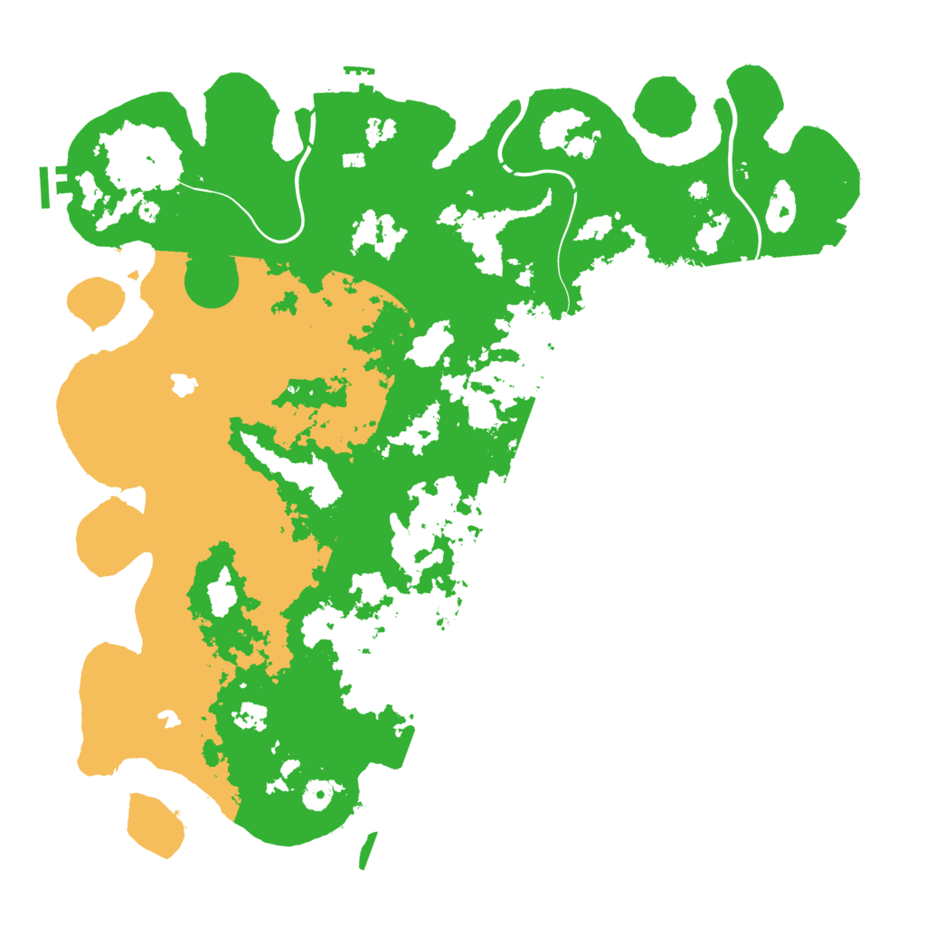 Biome Rust Map: Procedural Map, Size: 4500, Seed: 428063269