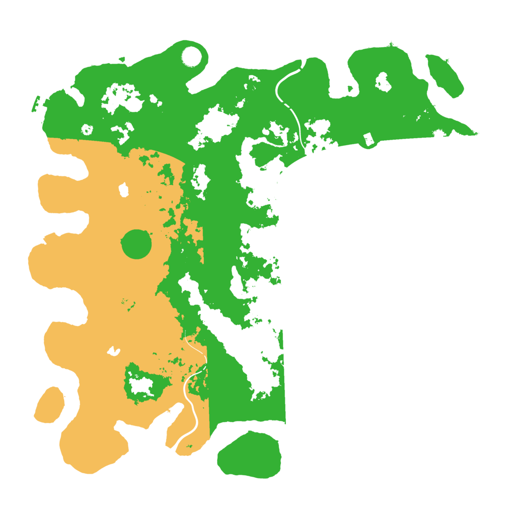 Biome Rust Map: Procedural Map, Size: 4500, Seed: 1345864667