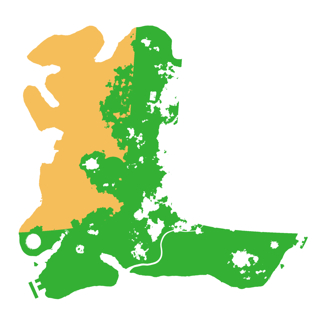 Biome Rust Map: Procedural Map, Size: 3700, Seed: 11631769