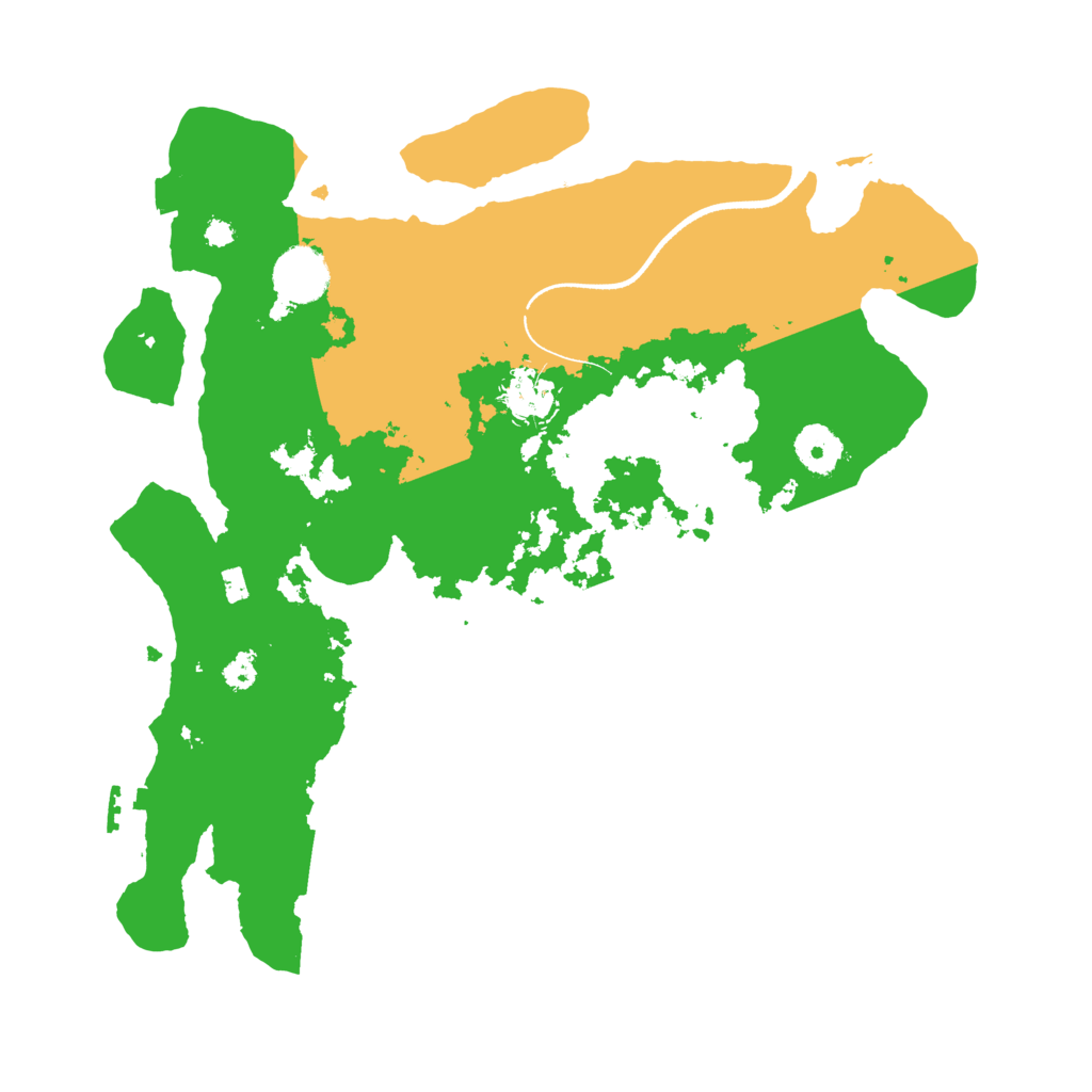 Biome Rust Map: Procedural Map, Size: 3500, Seed: 549462970