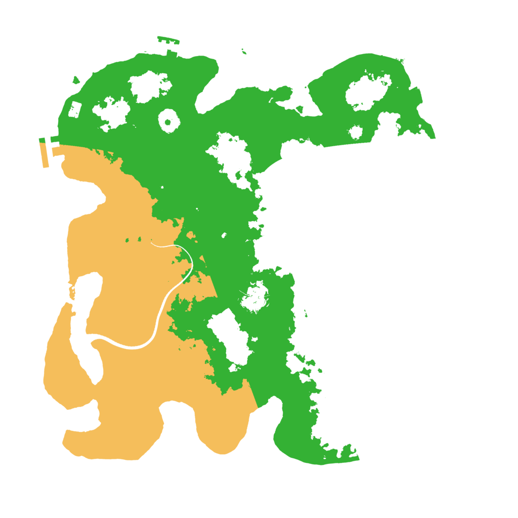 Biome Rust Map: Procedural Map, Size: 3500, Seed: 507406578