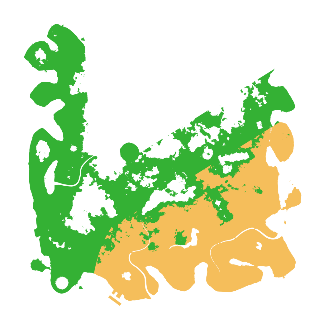 Biome Rust Map: Procedural Map, Size: 4500, Seed: 403081934