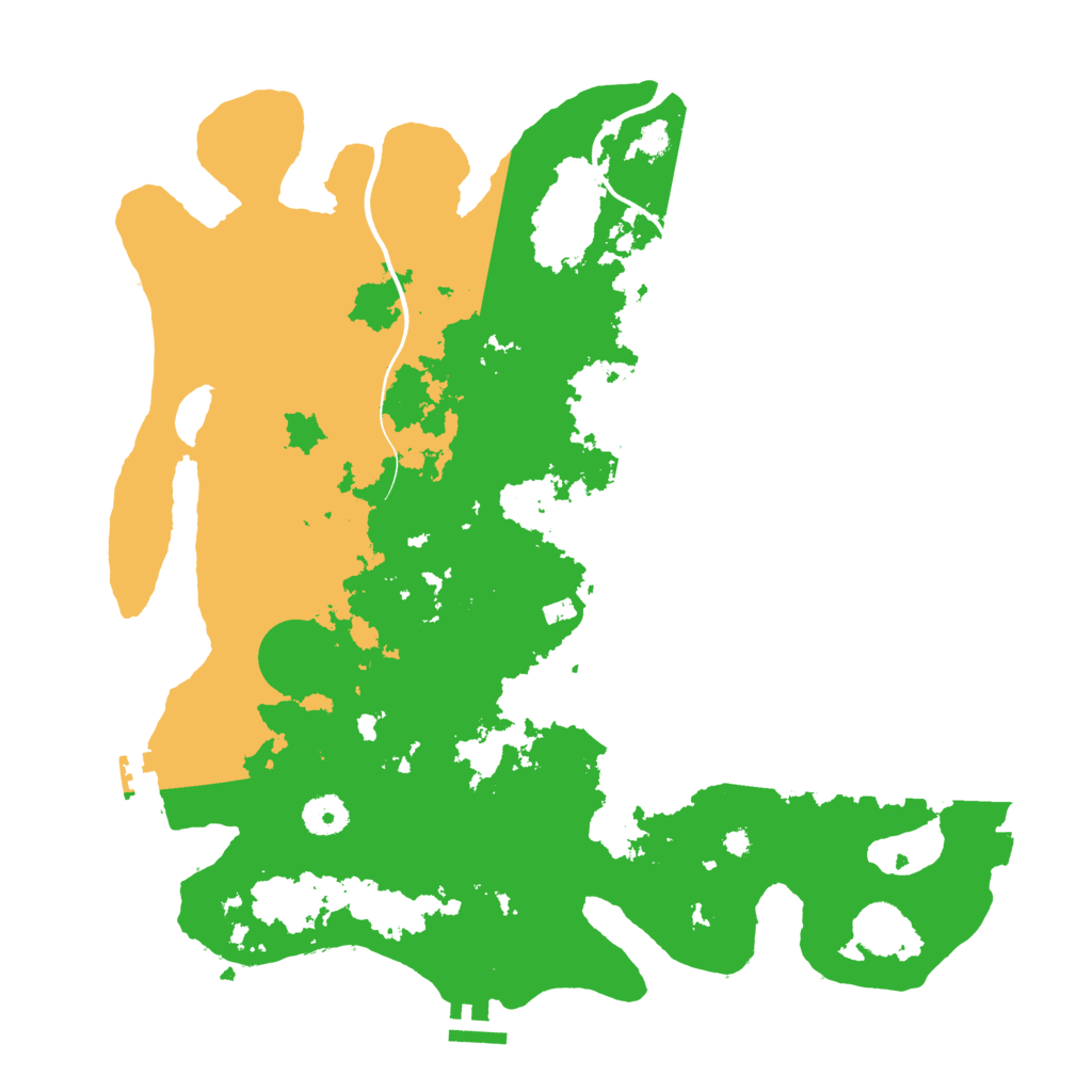 Biome Rust Map: Procedural Map, Size: 3800, Seed: 894625240