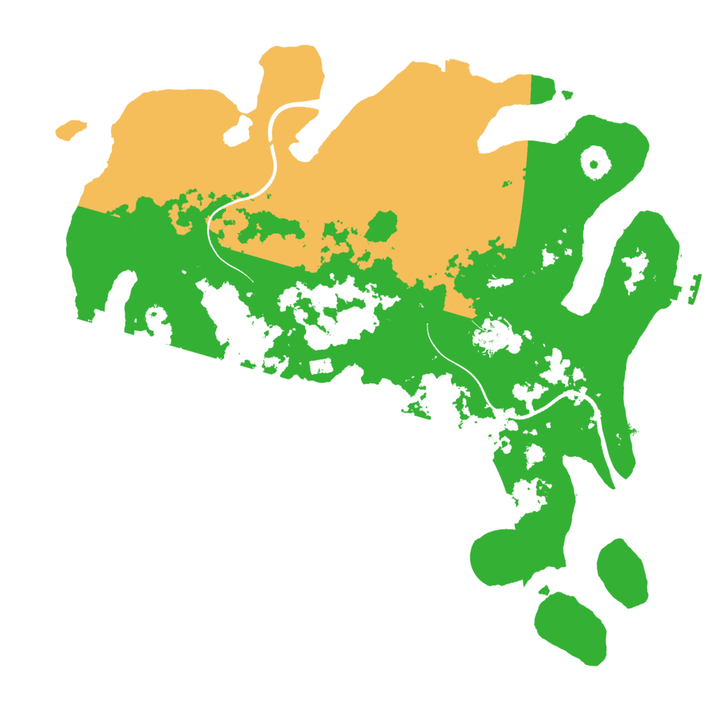 Biome Rust Map: Procedural Map, Size: 3500, Seed: 818767772